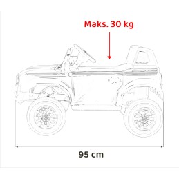 Pojazd Toyota Land Cruiser PRADO Czarny