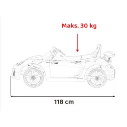 Pojazd RUF CTR3 Czerwony
