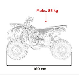 Pojazd Quad Spalinowy 125CC DISCOVERER Czerwony