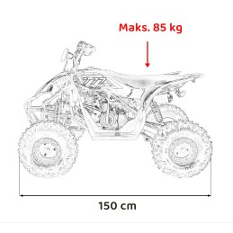 Pojazd Quad Spalinowy DESERT STORM LIFT Niebieski