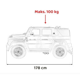 Pojazd Mercedes Benz MAYBACH G650 STRONG Czarny