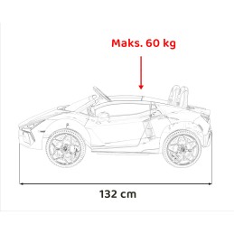 Pojazd Lamborghini Revuelto XL STRONG Różowy