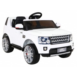 Land Rover Discovery Autko elektryczne dla dzieci Biały SUV + Pilot