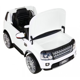 Land Rover Discovery Autko elektryczne dla dzieci Biały SUV + Pilot