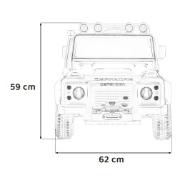 Pojazd Land Rover Defender 110 SVX Concept Różowy