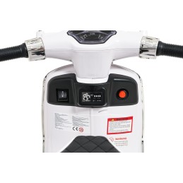 Pojazd Skuter Vespa ROMA Biały motorek dla dziecka