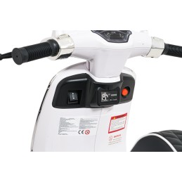 Pojazd Skuter Vespa ROMA Biały motorek dla dziecka