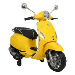 Pojazd Skuter Vespa ROMA Żółty