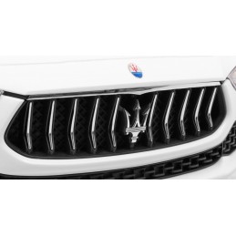 Maserati Ghibli na akumulator dla dzieci Biały + Pilot