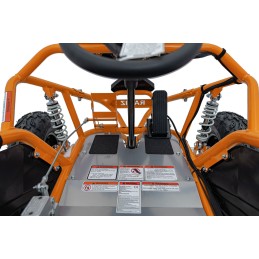 Pojazd Gokart Elektryczny MAIGHTY Pomarańczowy
