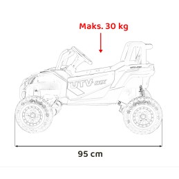 Pojazd Buggy Madman UTV-MX Biały