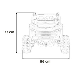 Pojazd RACING Road 2000 Biały