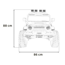 Pojazd Extreme Sport 4x4 Zmienna Wielkość Biały
